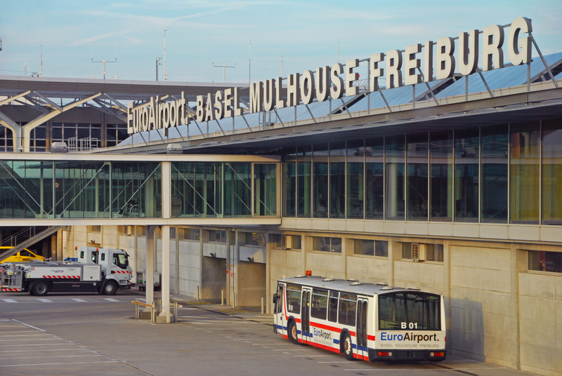 BSL Airport is called EuroAirport as it is located between different countries. 